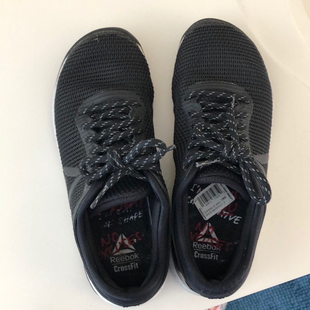 Reebok Nano women’s size 7 black CrossFit shoes